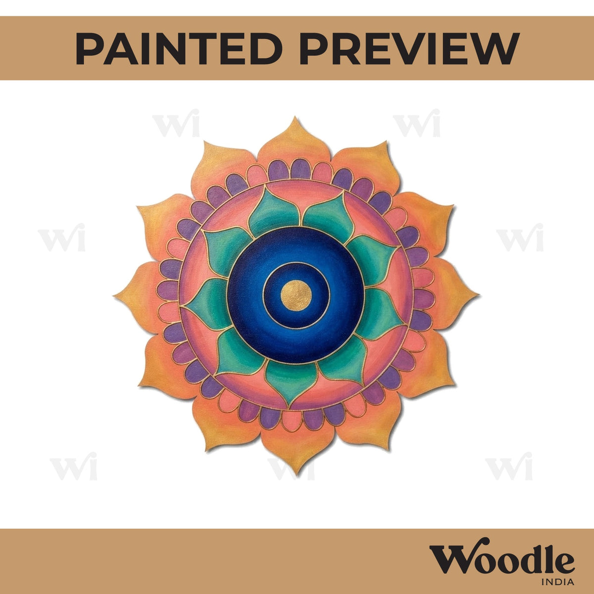 Mandala Pre Marked Base MDF Design 32