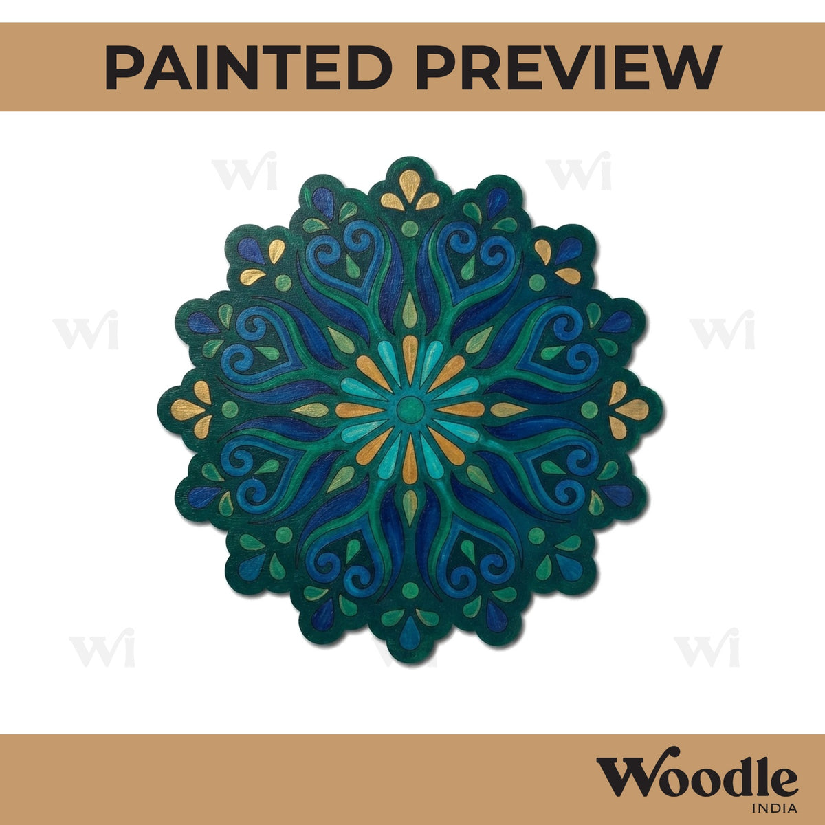 Mandala Pre Marked Base MDF Design 33