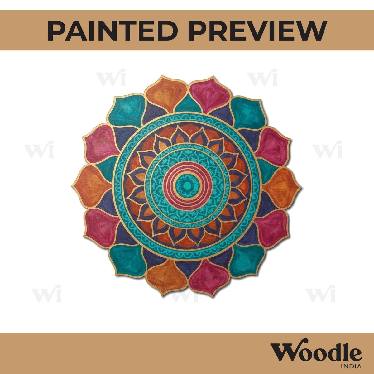 Mandala Pre Marked Base MDF Design 36