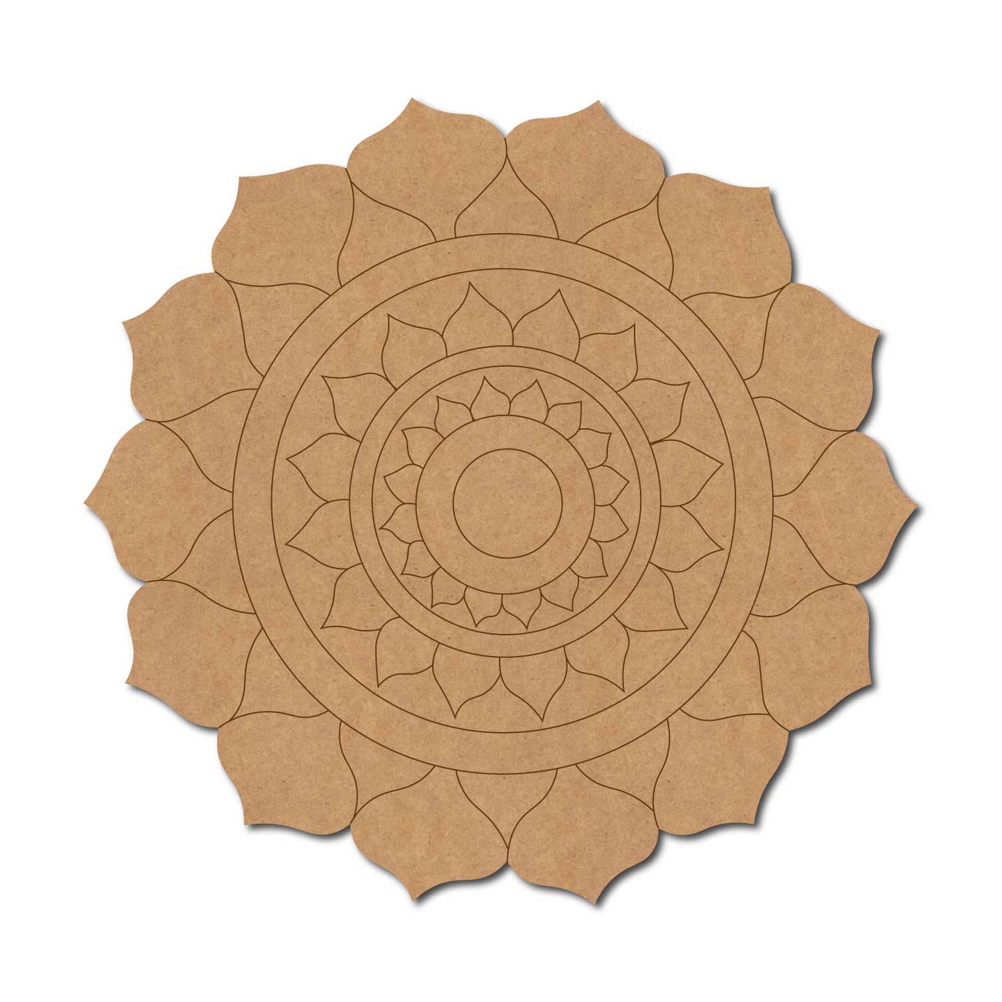 Mandala Pre Marked Base MDF Design 36