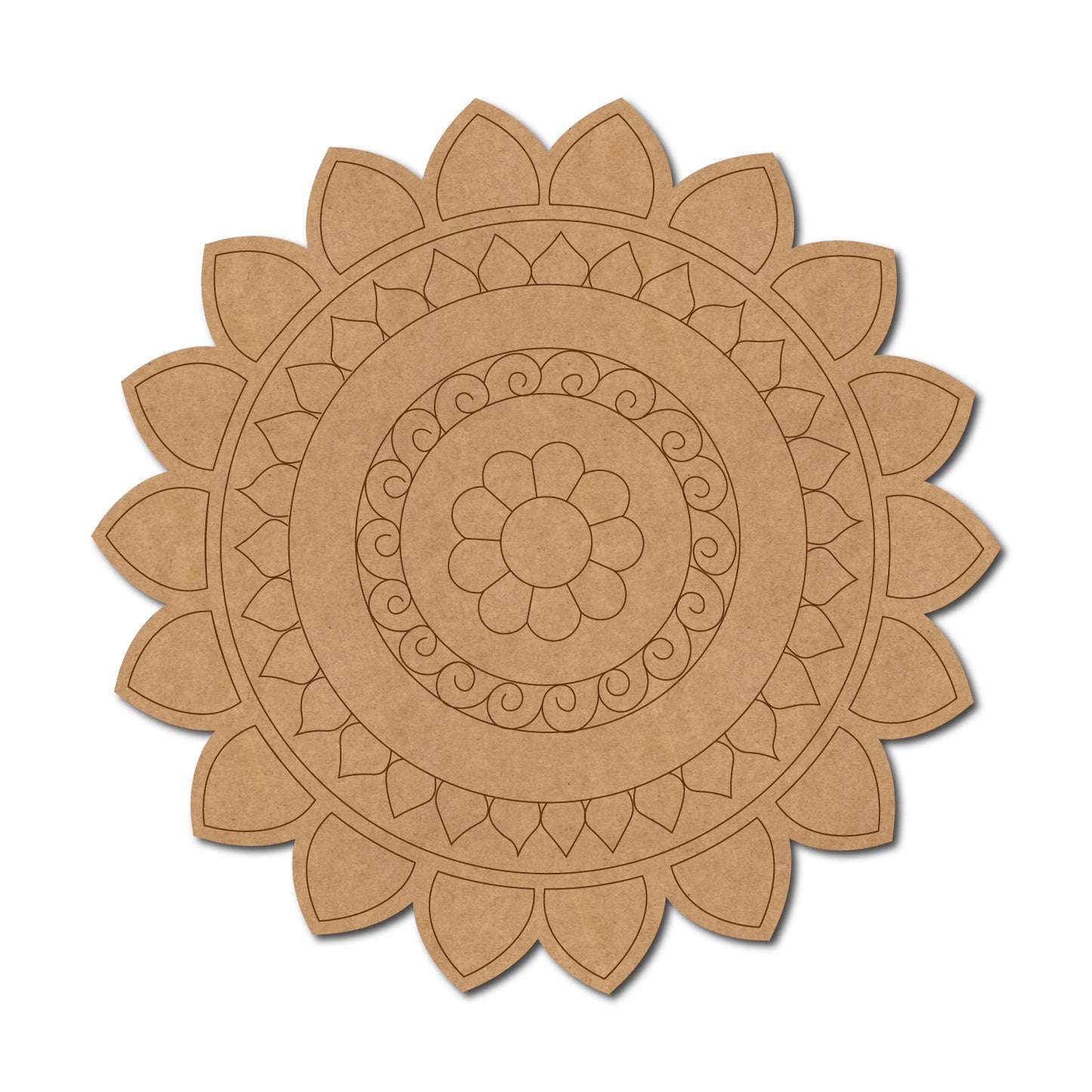 Mandala Pre Marked Base MDF Design 37