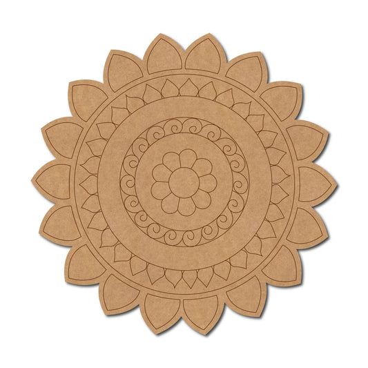 Mandala Pre Marked Base MDF Design 37