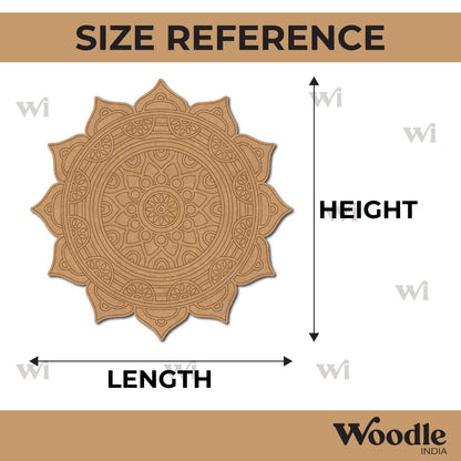 Mandala Pre Marked Base MDF Design 39