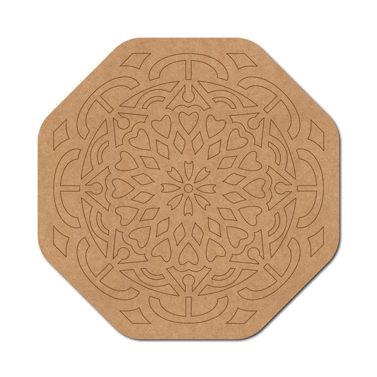 Mandala Pre Marked Base MDF Design 5