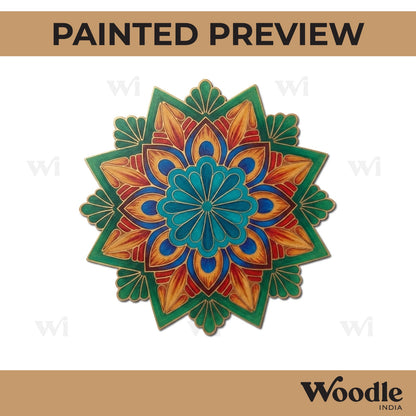 Mandala Pre Marked Base MDF Design 8