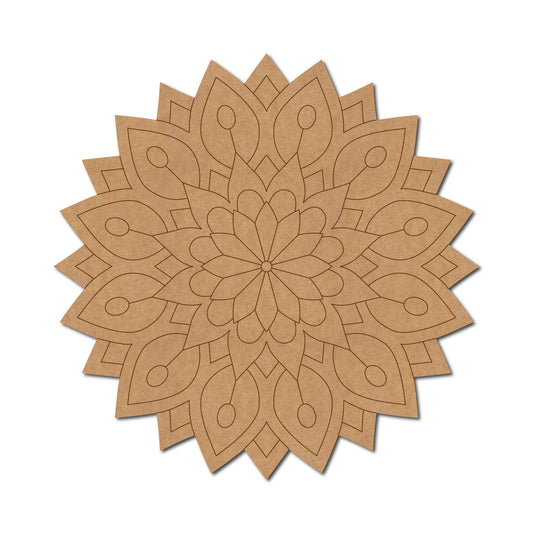 Mandala Pre Marked Base MDF Design 9