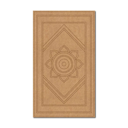 Mandala Pre Marked Rectangle MDF Design 1