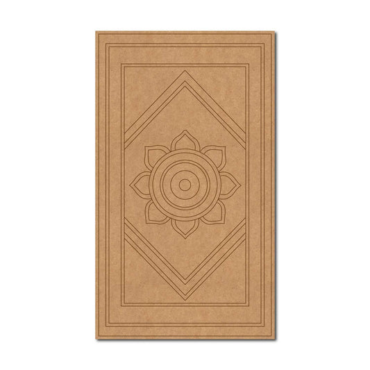 Mandala Pre Marked Rectangle MDF Design 1