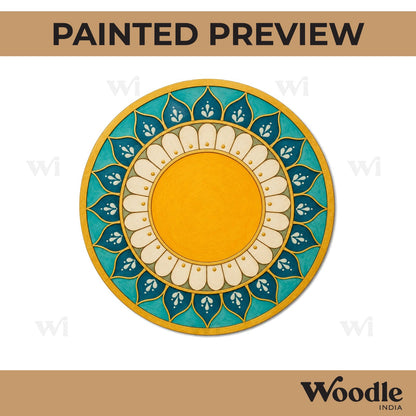 Mandala Pre Marked Round MDF Design 23