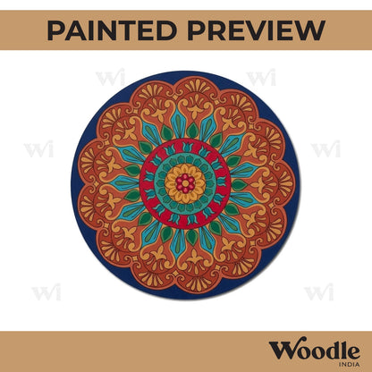 Mandala Pre Marked Round MDF Design 29
