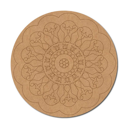 Mandala Pre Marked Round MDF Design 29
