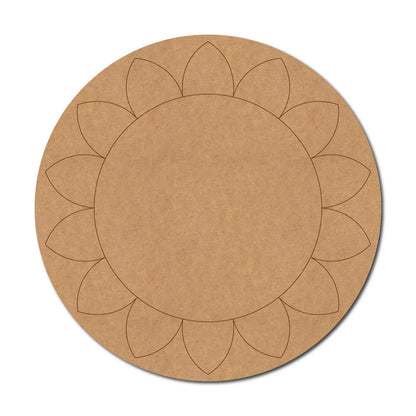 Mandala Pre Marked Round MDF Design 32