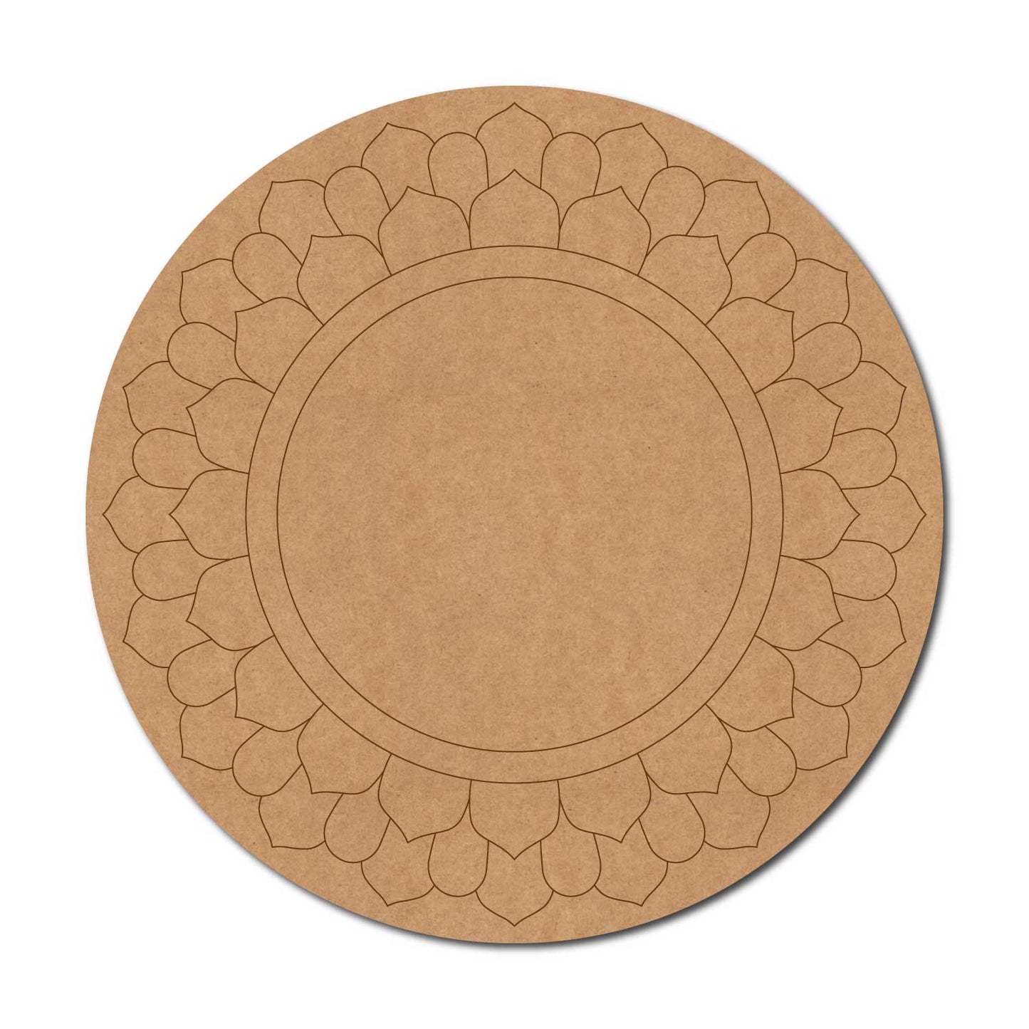 Mandala Pre Marked Round MDF Design 33