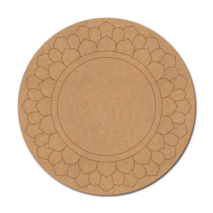 Mandala Pre Marked Round MDF Design 33