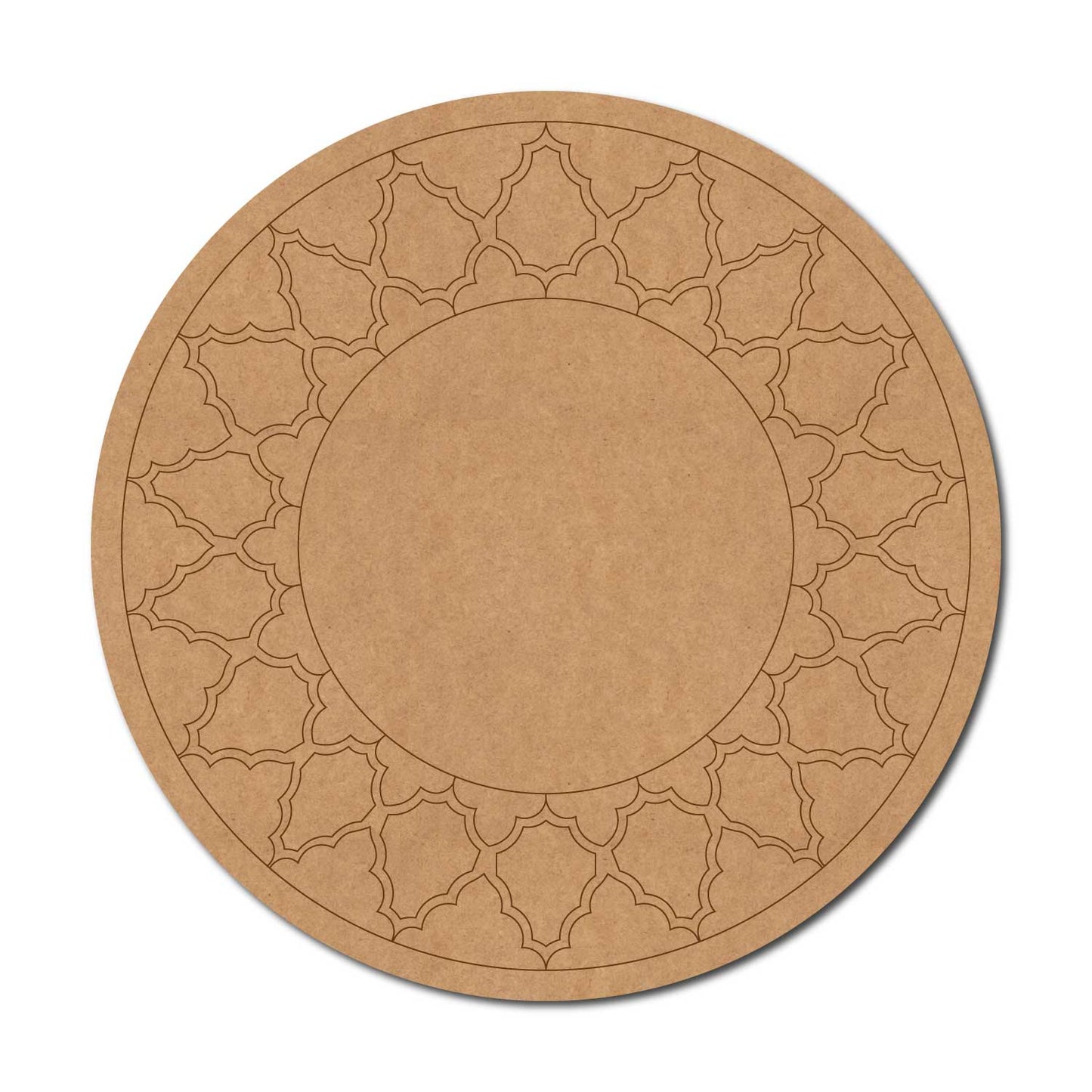 Mandala Pre Marked Round MDF Design 35