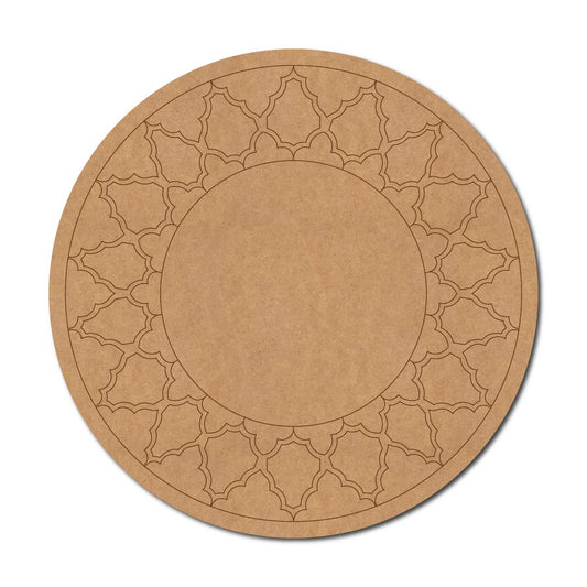 Mandala Pre Marked Round MDF Design 35