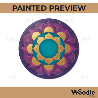 Mandala Pre Marked Round MDF Design 36