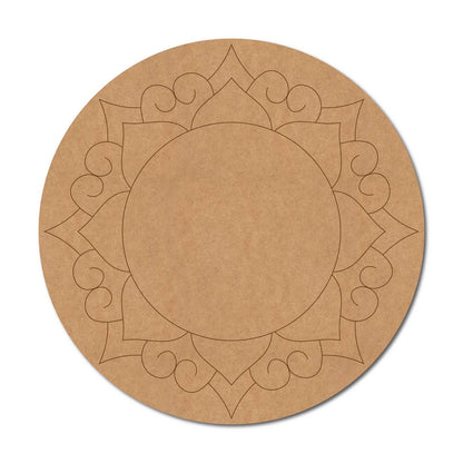 Mandala Pre Marked Round MDF Design 37