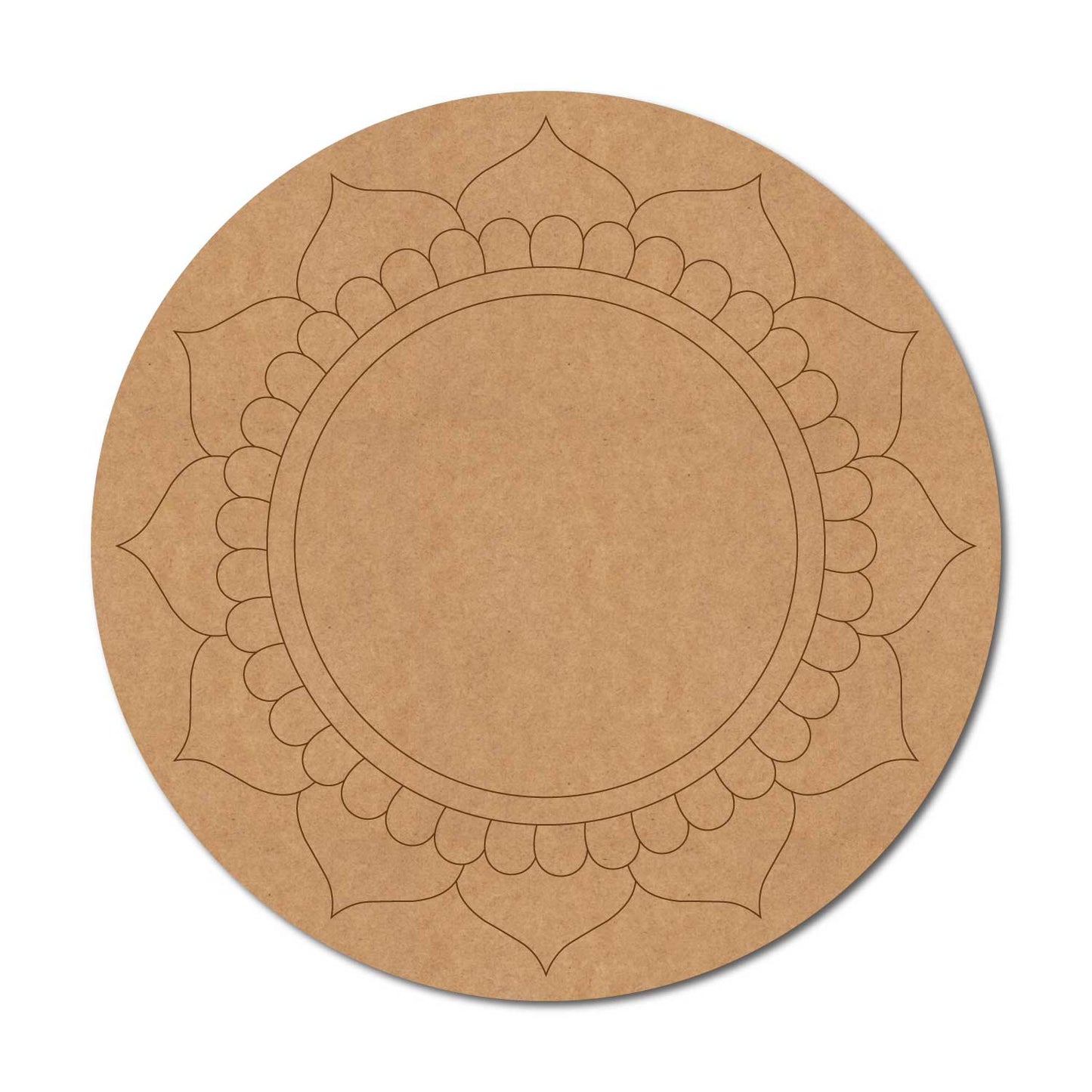 Mandala Pre Marked Round MDF Design 39