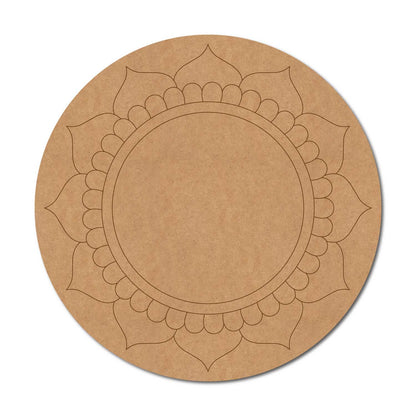 Mandala Pre Marked Round MDF Design 39