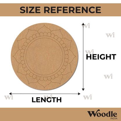 Mandala Pre Marked Round MDF Design 39