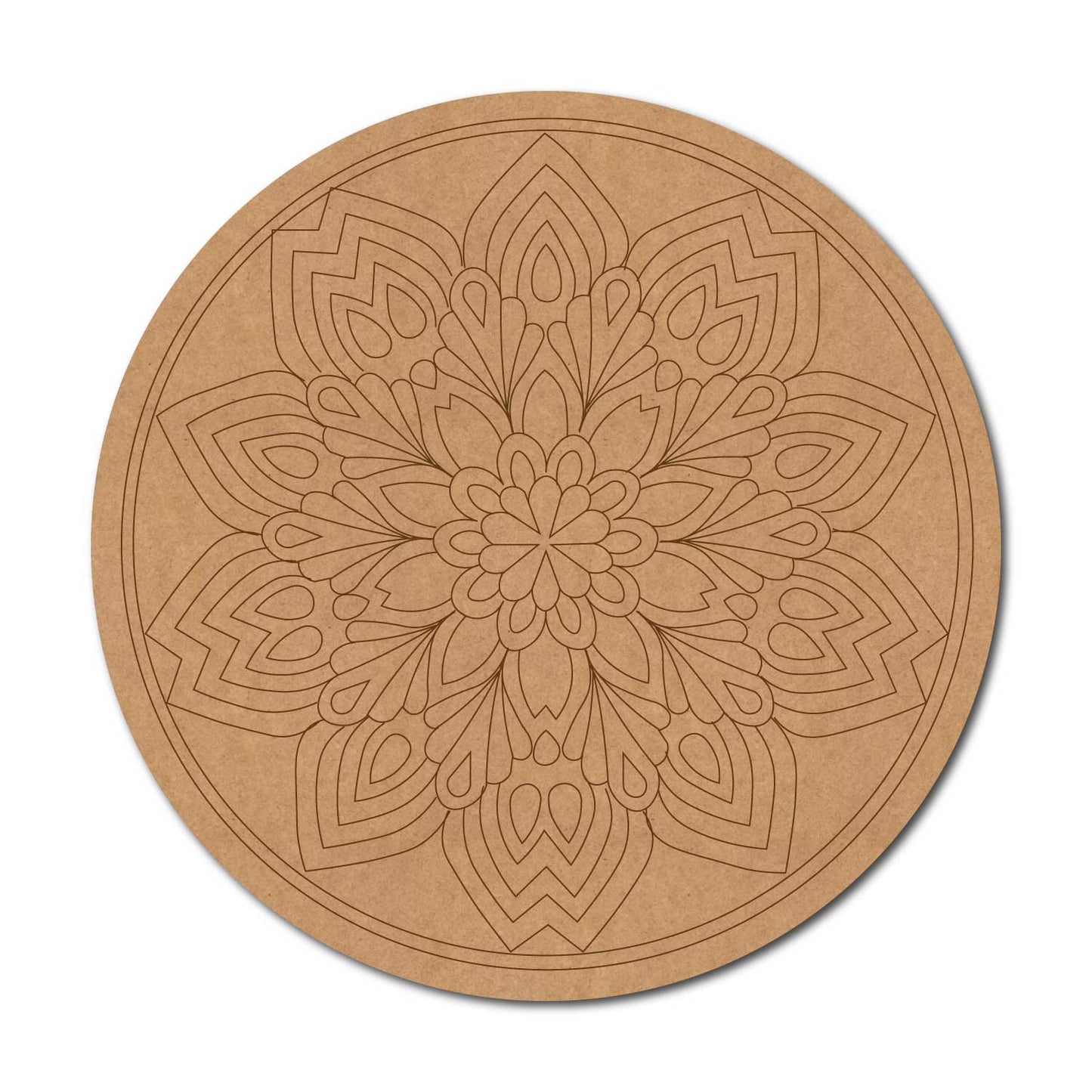 Mandala Pre Marked Round MDF Design 47