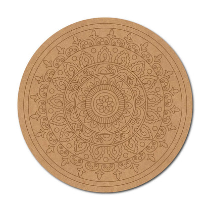 Mandala Pre Marked Round MDF Design 48