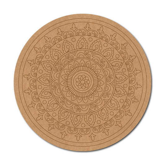 Mandala Pre Marked Round MDF Design 48
