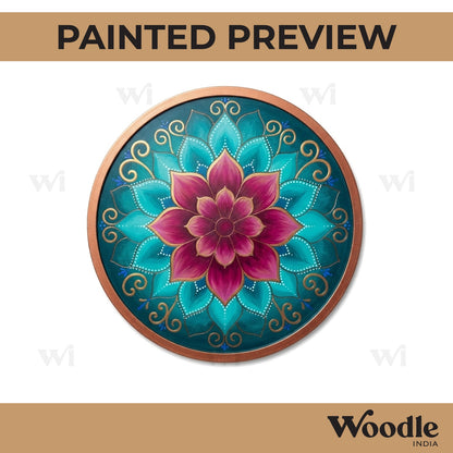 Mandala Pre Marked Round MDF Design 52