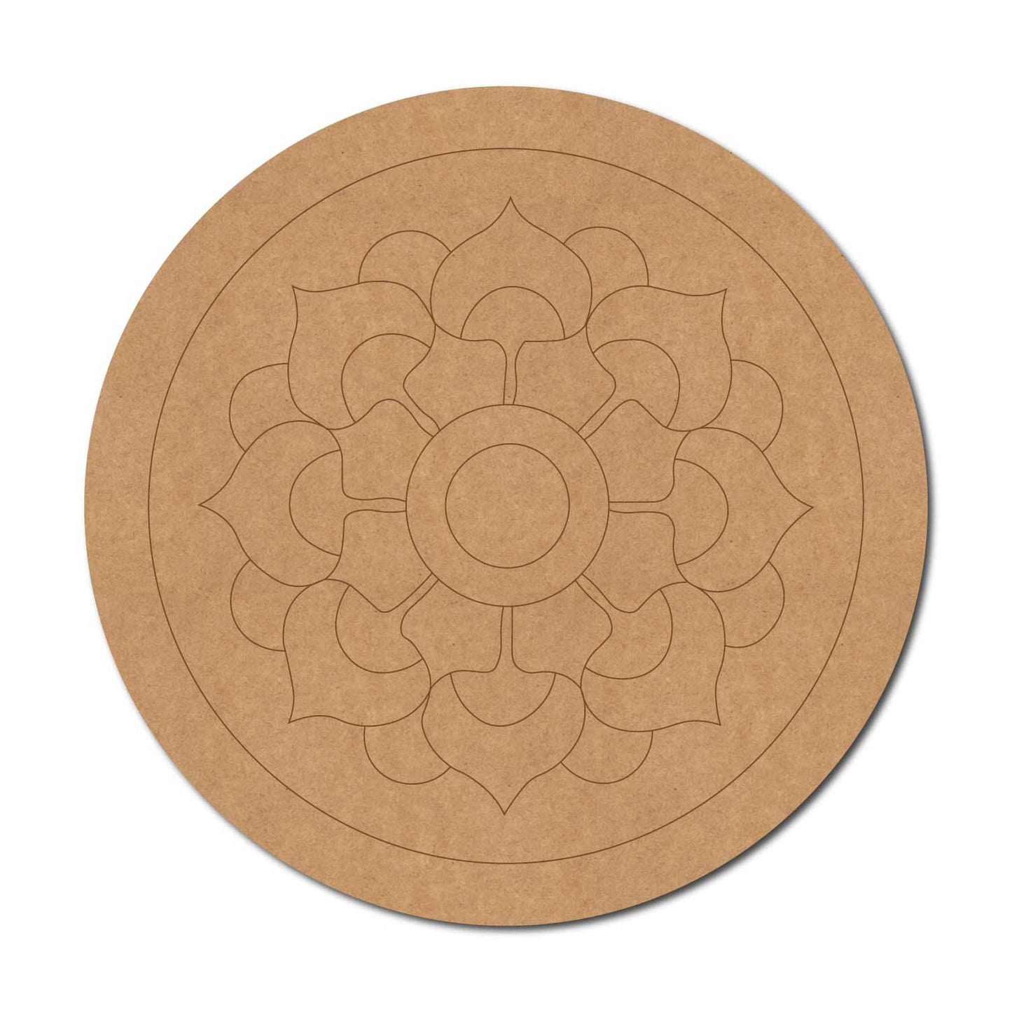 Mandala Pre Marked Round MDF Design 54