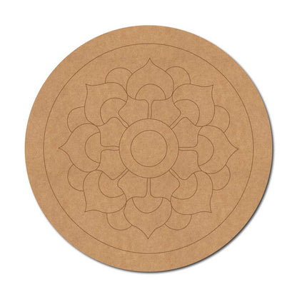 Mandala Pre Marked Round MDF Design 54