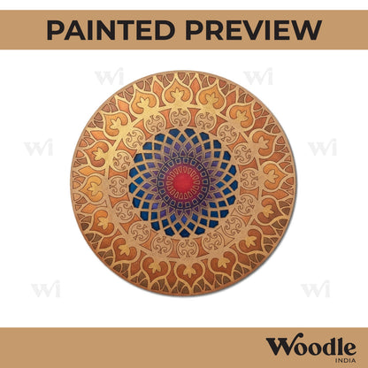 Mandala Pre Marked Round MDF Design 55