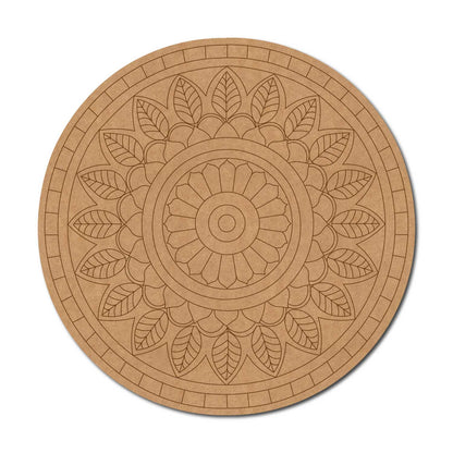 Mandala Pre Marked Round MDF Design 56
