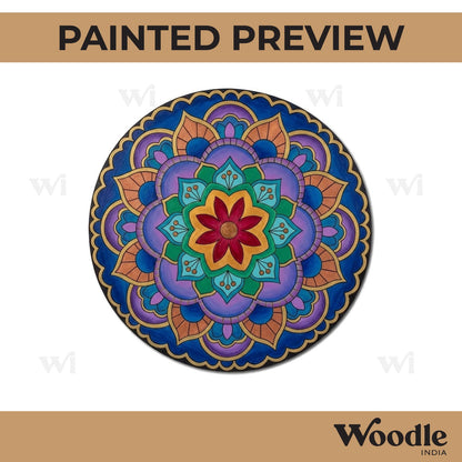 Mandala Pre Marked Round MDF Design 57