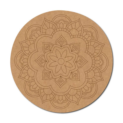 Mandala Pre Marked Round MDF Design 57