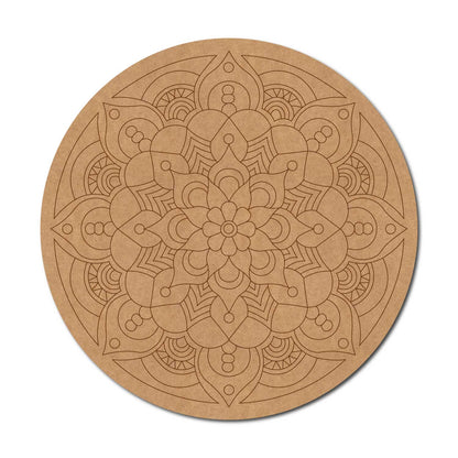 Mandala Pre Marked Round MDF Design 62