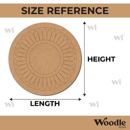 Mandala Pre Marked Round MDF Design 64