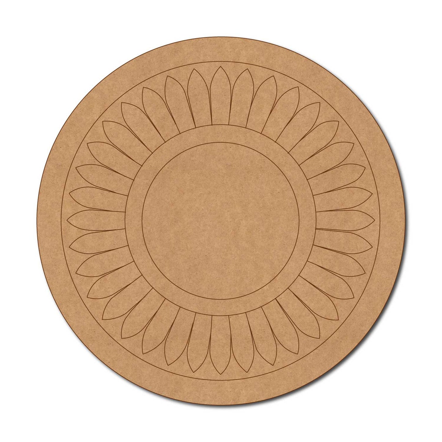 Mandala Pre Marked Round MDF Design 64