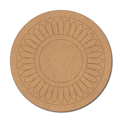 Mandala Pre Marked Round MDF Design 64