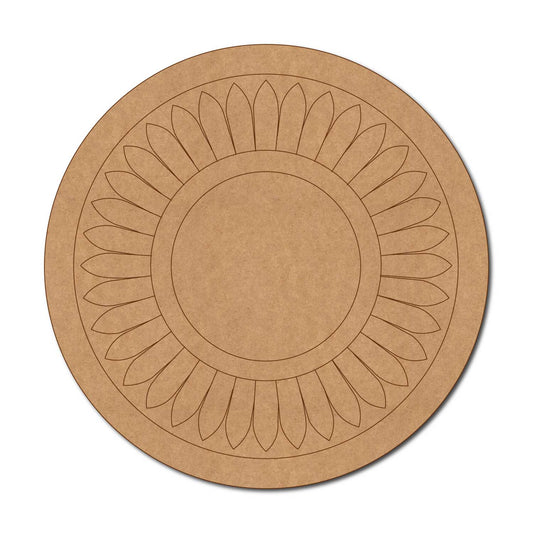 Mandala Pre Marked Round MDF Design 64