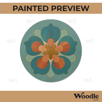 Mandala Pre Marked Round MDF Design 67