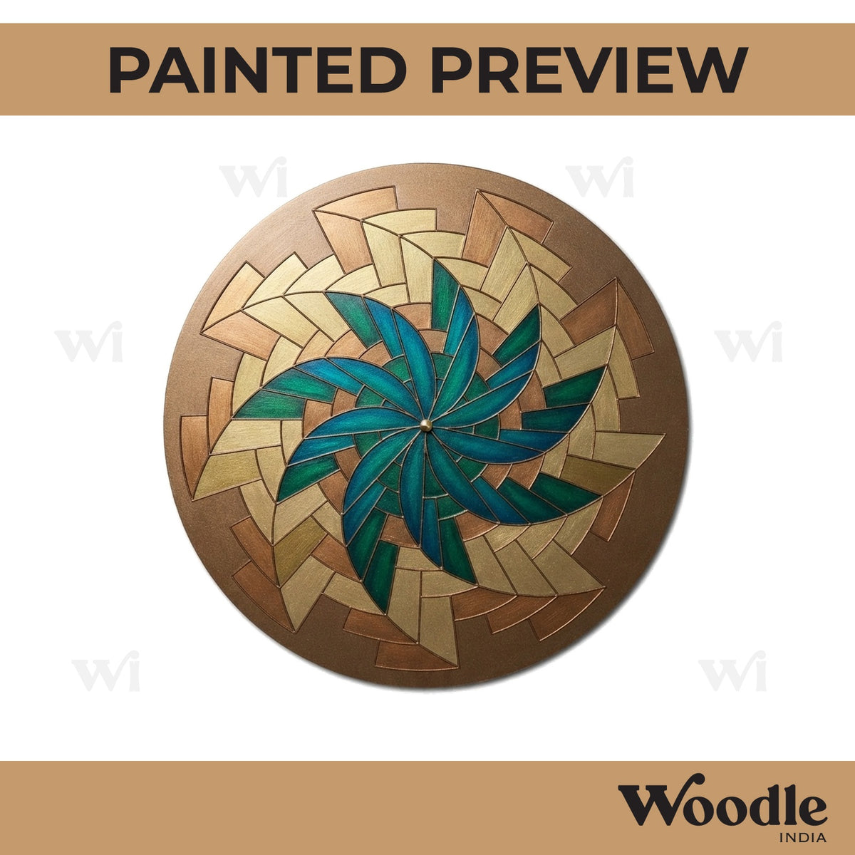 Mandala Pre Marked Round MDF Design 69