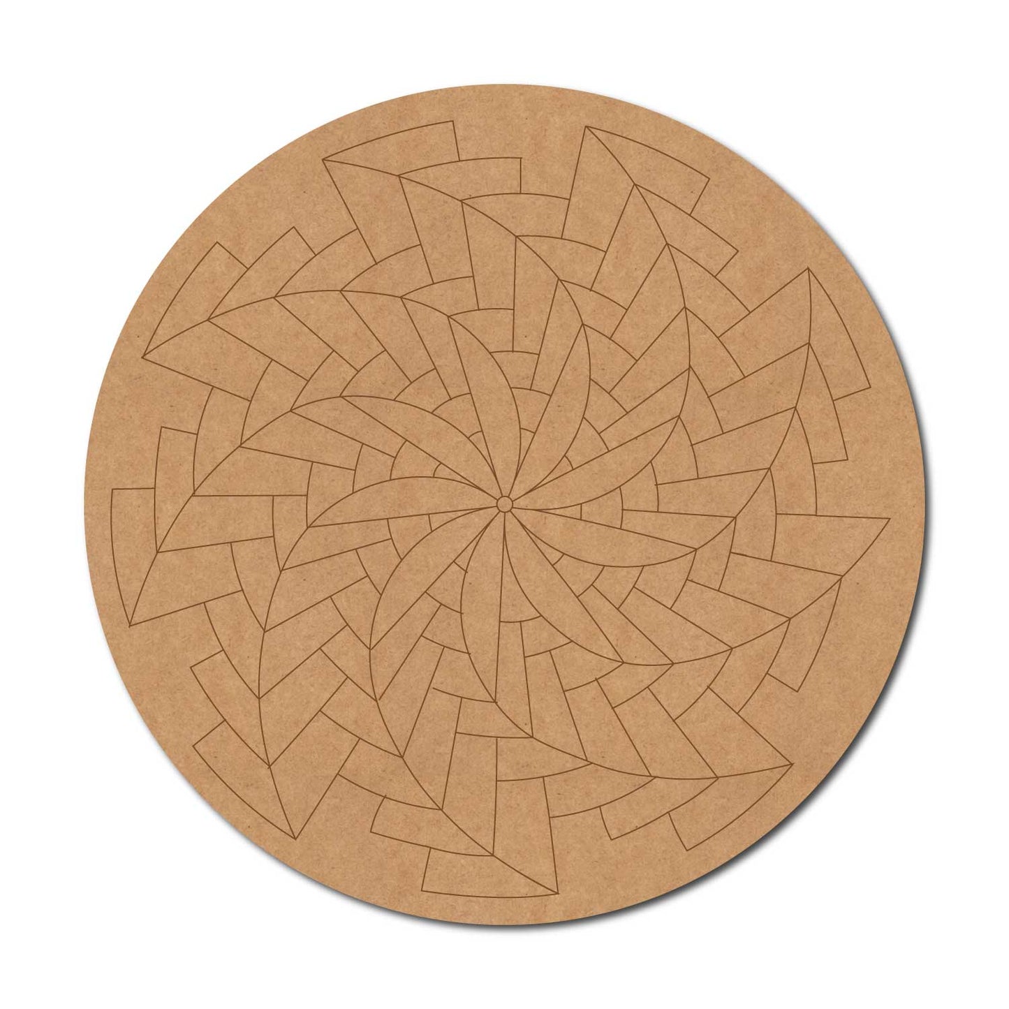 Mandala Pre Marked Round MDF Design 69