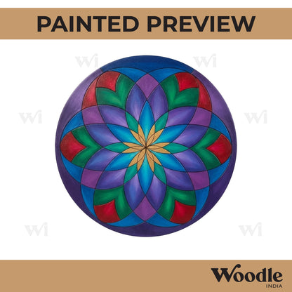 Mandala Pre Marked Round MDF Design 73
