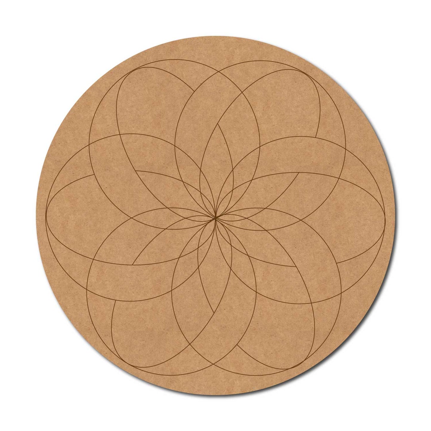 Mandala Pre Marked Round MDF Design 73