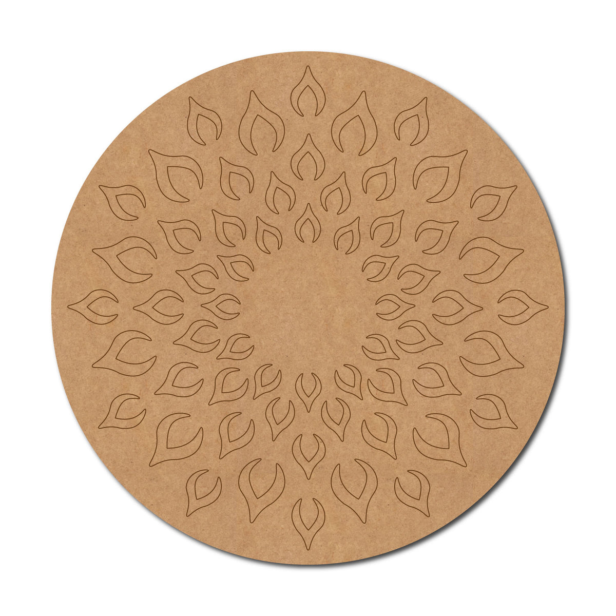 Mandala Pre Marked Round MDF Design 78