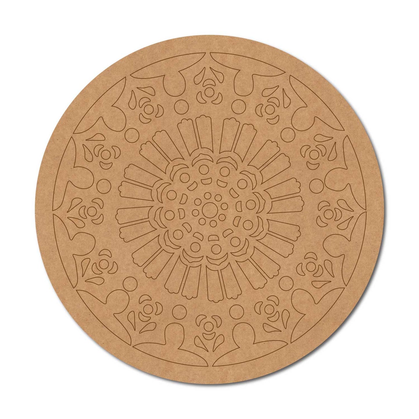 Mandala Pre Marked Round MDF Design 79