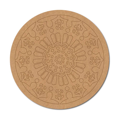 Mandala Pre Marked Round MDF Design 79