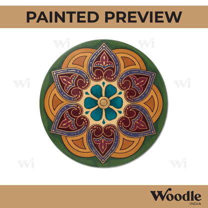 Mandala Pre Marked Round MDF Design 82