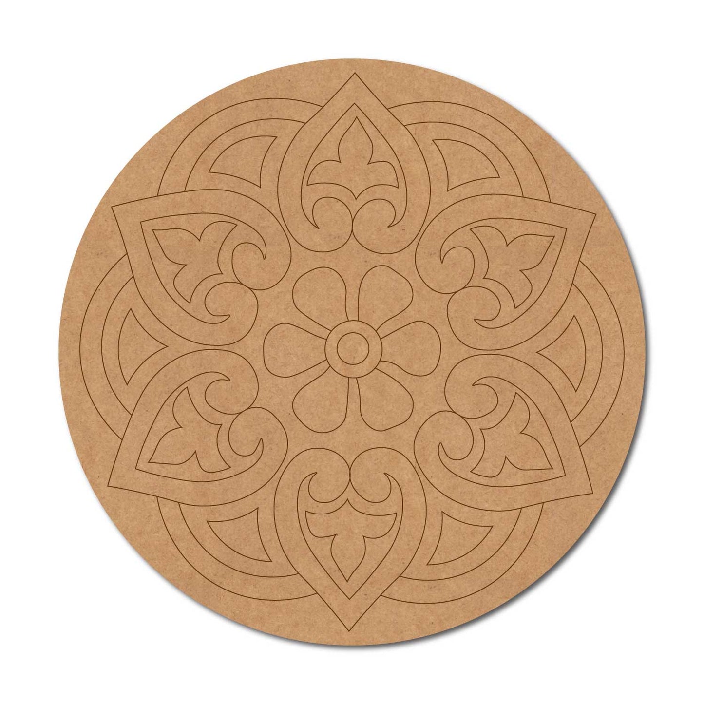 Mandala Pre Marked Round MDF Design 82